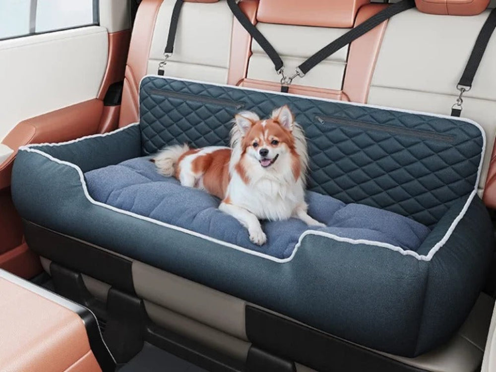 Cozy Pet Car Seat Bed with Storage - Peties