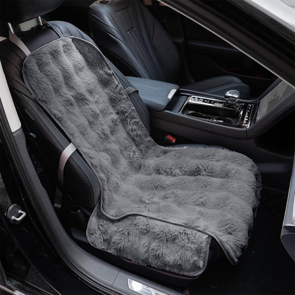 Cozy Pet Car Seat Cover Blanket Protector – Gray / One Seat