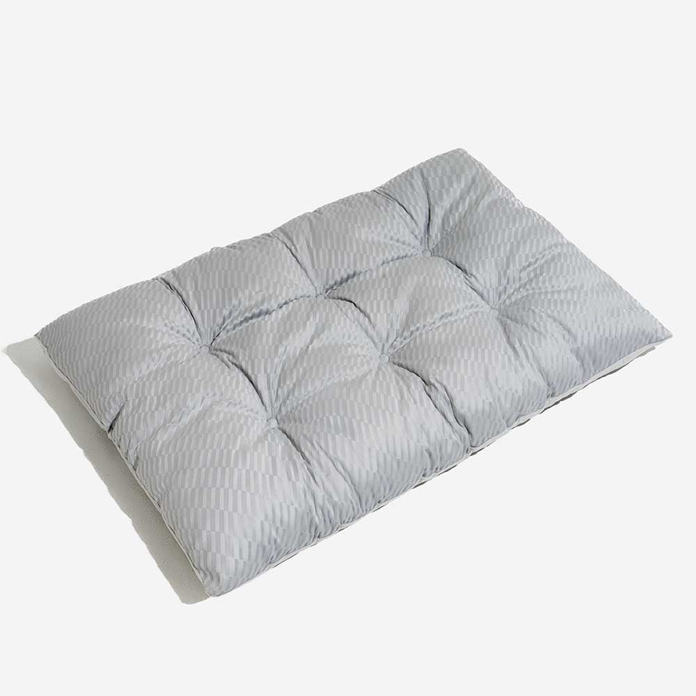 Soft Reversible Pet Calming Dog Bed Mat – Light Gray