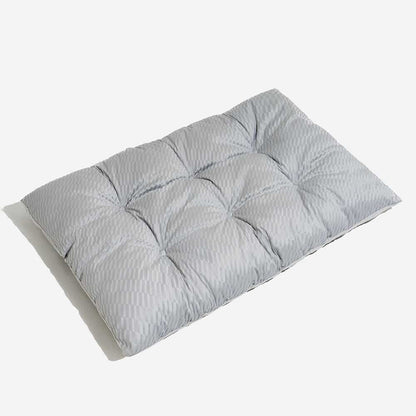 Soft Reversible Pet Calming Dog Bed Mat – Light Gray