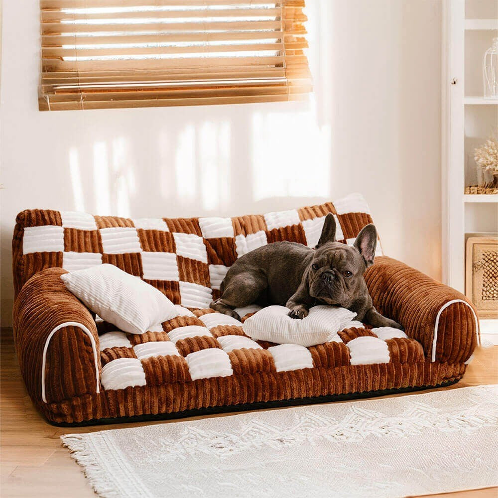 Comfy Large Pet Orthopedic Dog Sofa Bed - Peties