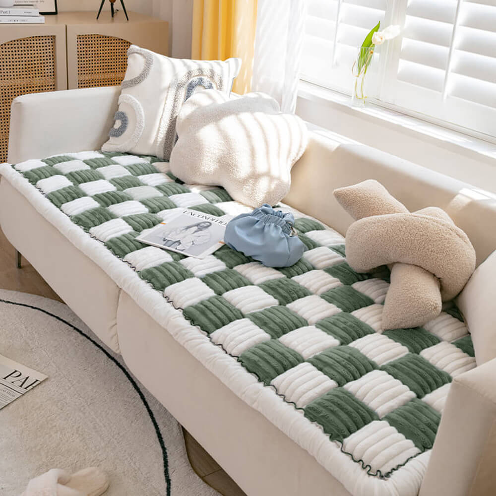 Soft Plush Pet Bed Blanket & Sofa Protector
