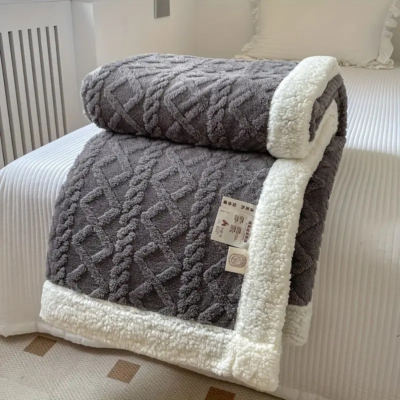 Cozy Fleece Pet Blanket for Dogs and Cats