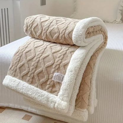 Cozy Fleece Pet Blanket for Dogs and Cats