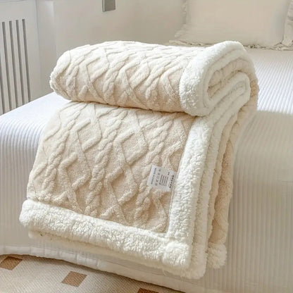 Cozy Fleece Pet Blanket for Dogs and Cats