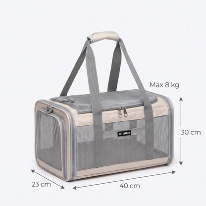 Zupawlio pet carrier dimensions 40 x 30 x 23 cm, max 8 kg